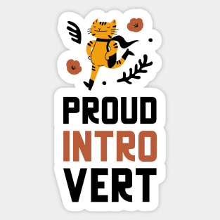 Proud Introvert Sticker